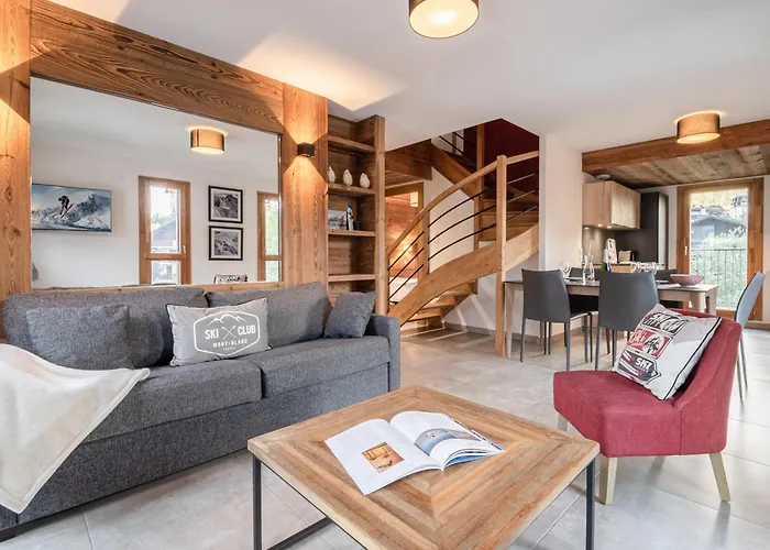 Duplex Centre Pour 6 Avec Balcon Et Garage - Fr-1-343-248 Chamonix